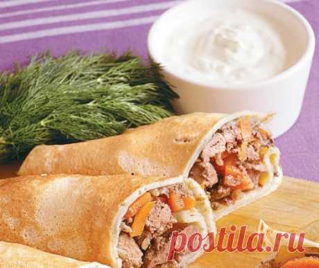 На обед – лучше не придумаешь! Блины с куриной печенью и морковью — Вкусные рецепты