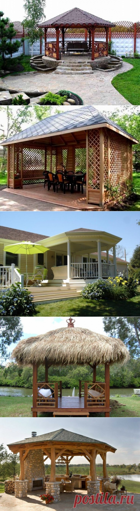 Впечатляющий Gazebo вариант для того чтобы украсить дом | Беседки / Gazebo