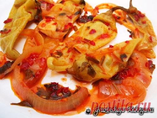 Маринованный стручковый перец. Пошаговый рецепт - Грузинская кухня