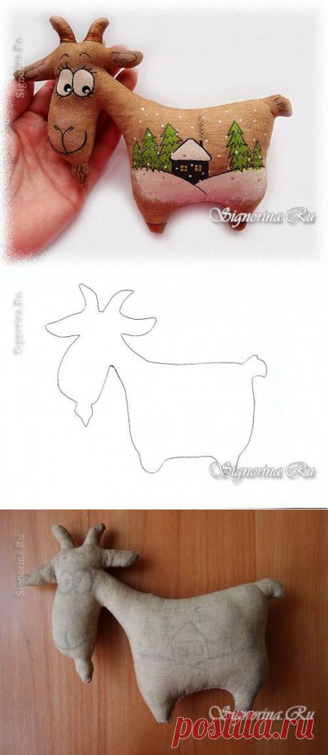 Кофейная козочка - игрушка своими руками, мастер-класс