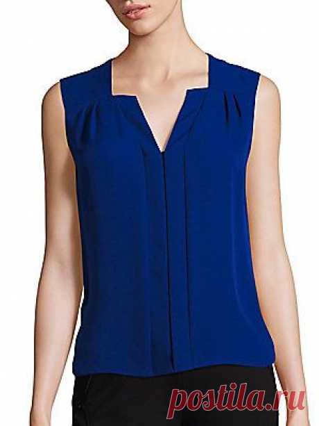 EBELLA M ENCANTA EL ESCOTE  Elie Tahari Sheyda Silk Blouse