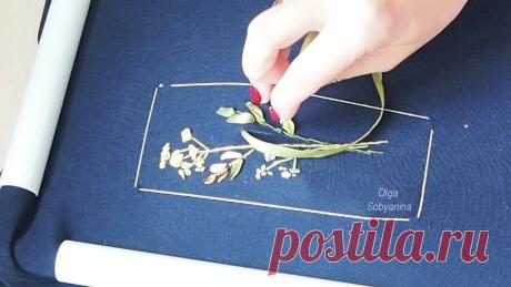 Как декорировать платье вышивкой лентами — Мастер-классы на BurdaStyle.ru