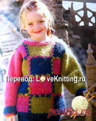 Мохеровый пуловер | Loveknitting.ru