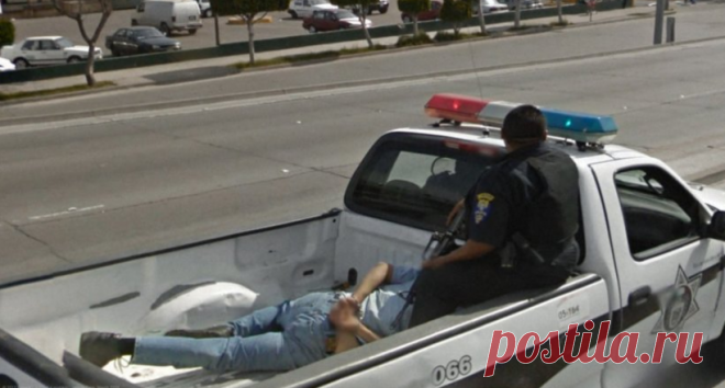 15 любопытных фото, найденных на Google Street View и вызывающих много вопросов