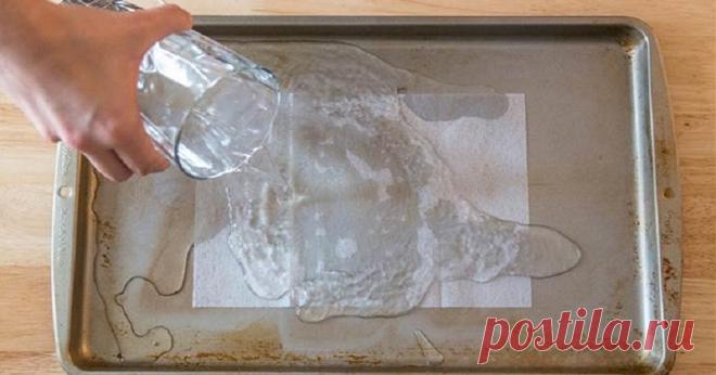 Очистить противень — секундное дело! 3 верных способа удаления нагара.