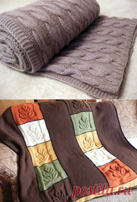 Схема вязания пледа крючком своими руками