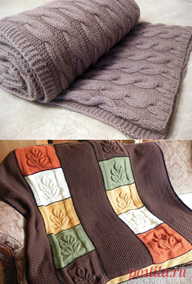Схема вязания пледа крючком своими руками