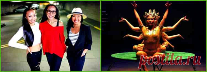 Гуттаперчевые девочки из Бурятии выступили на шоу "Британия ищет таланты", (аналогичная  Минуте Славы) в Великобритании.
Самобытная культура их выступления, нестандартные трюки, не воображаемая пластичность тела, необычные костюмы с раскраской змей - все это вызывало удивление и восторг зрителей и покорило сердца членов жюри.