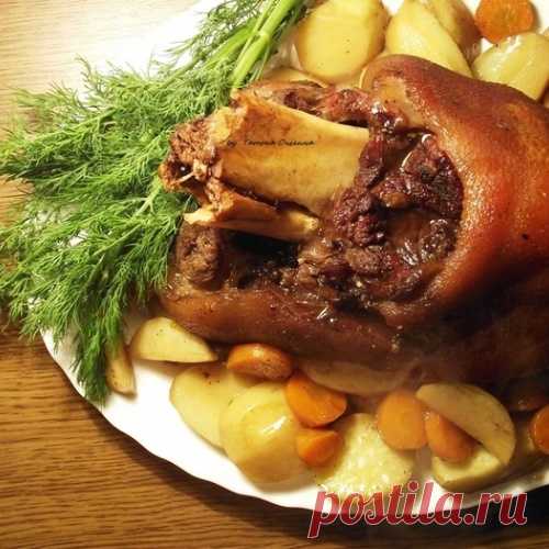 Рецепты запекания свиной рульки