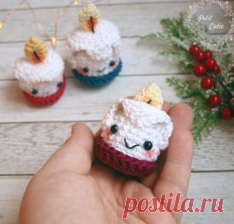 Рождественские свечи крючком: схема амигуруми | AmiguRoom
