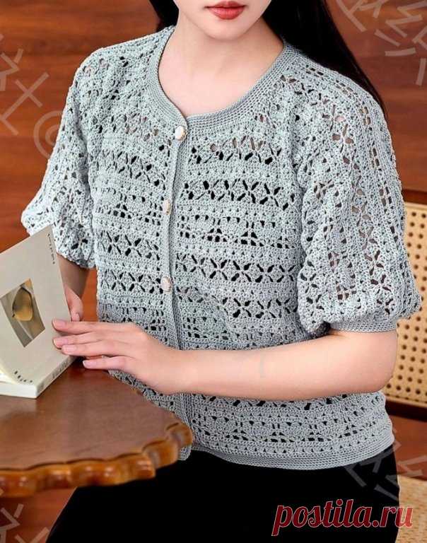 🦋🌶 Жакетик крючком