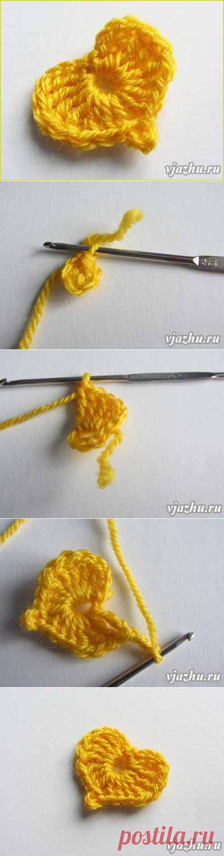 Вязание и вышивка, рукоделие - Волшебные палочки - Статьи: Как связать сердце крючком
