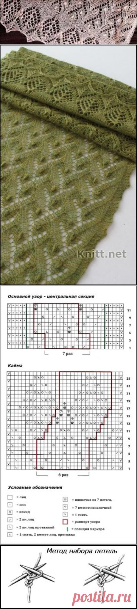 Палантин Мадли | knitt.net | Все о вязании