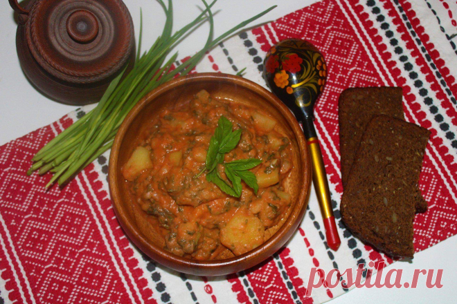 Забытый рецепт жаркого из картофеля, которое обладает необычным вкусом и готовится из простых продуктов | Кухня СССР | Пульс Mail.ru Тушеный картофель в сметане и томатной пасте со снытью