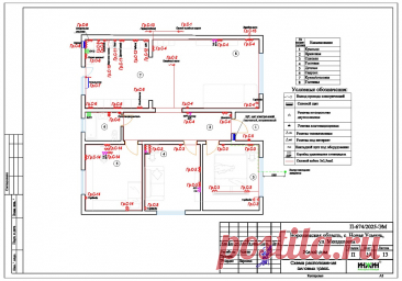 Проект электрики дома пример 1174