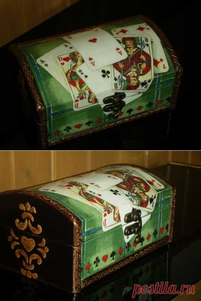 Шкатулка для картежников