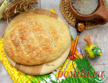 Дрожжевая кукурузно-пшеничная лепёшка – кулинарный рецепт