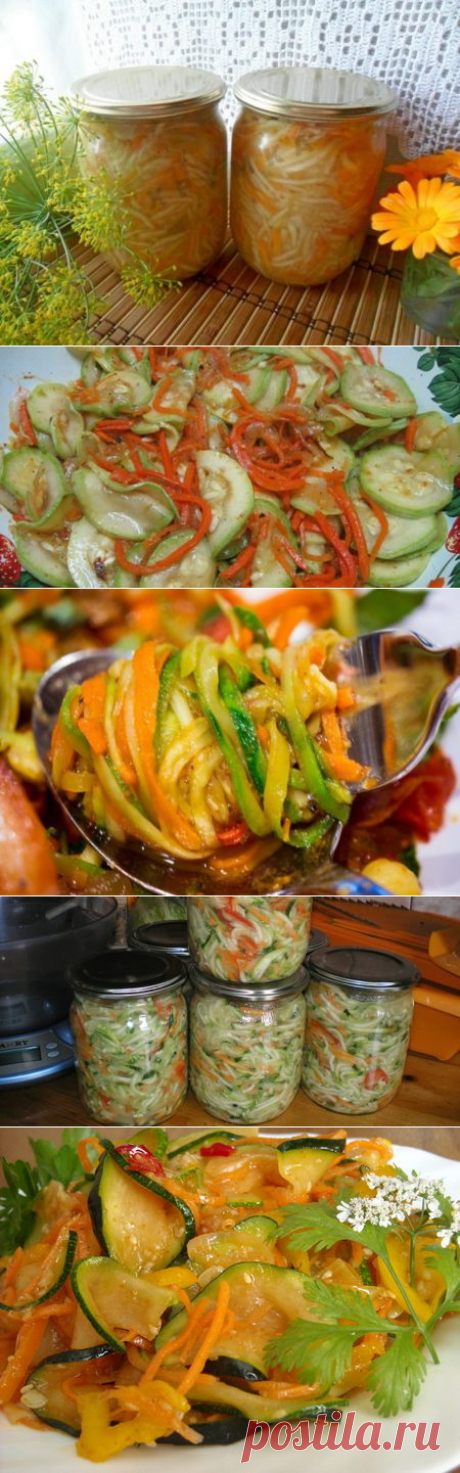 Кабачки по-корейски самый вкусный рецепт на зиму