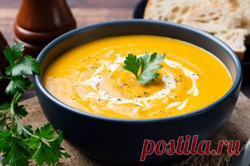 Суп-пюре с тыквой, сыром и сливками – приготовление