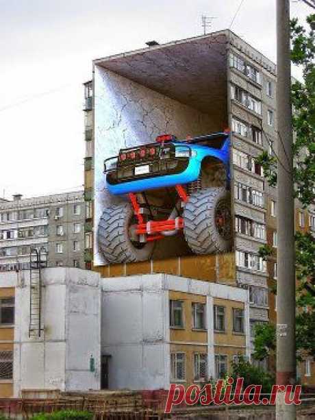 Внушительный стрит-арт