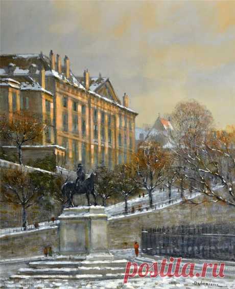 Швейцария. Женева. Монблан.... Roger Delapierre (Switzerland, born 1935)