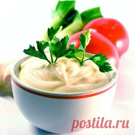 За 1 минуту. Домашний майонез без яиц.