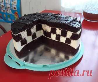 Вікторія Дум'як - #шахова_дошка #шоколадний_бісквіт...