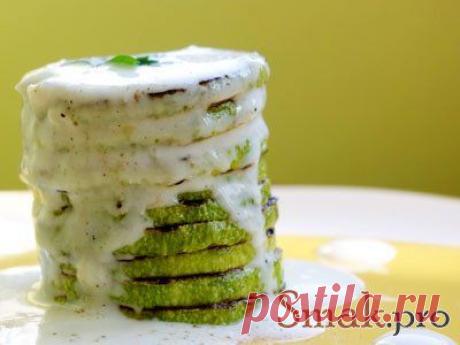 Жареные кабачки с чесночным соусом рецепт с фото