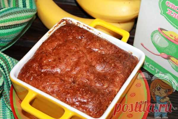 Овсяный пирог с творогом и бананом - диетическая вкусная выпечка без глютена и без сахара. Рецепт простой в приготовлении, не требует особых навыков.