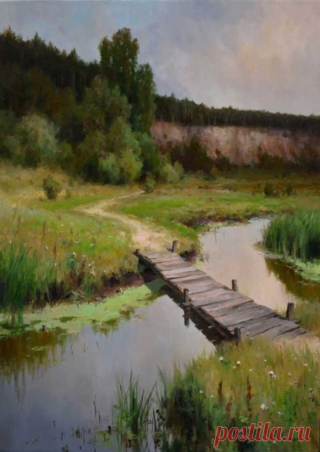 Художник Роман Божков (р. 1980).
«Мостик», 2021 г.