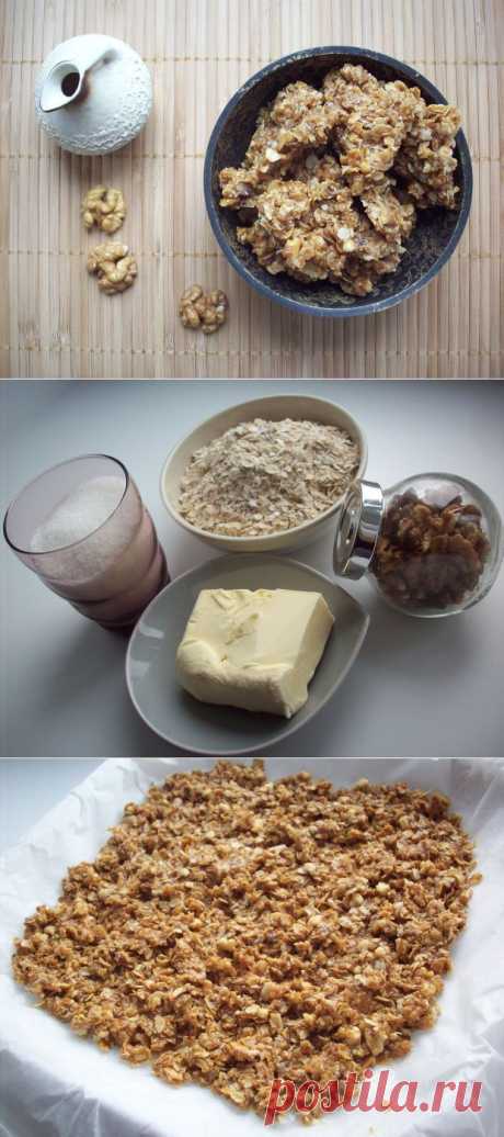 Домашние козинаки из овсянки (геркулеса) | Рецепт с фото