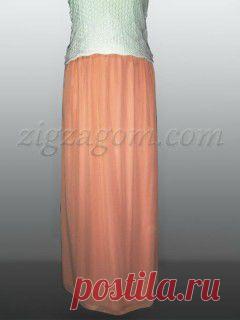 Как сшить летнюю прямую юбку в пол