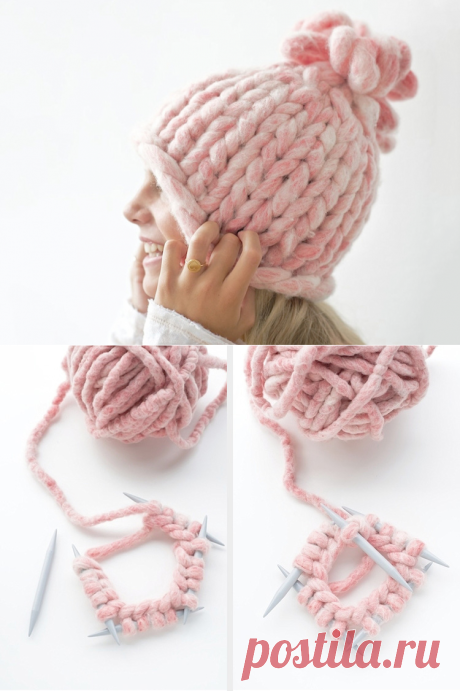 Come fare un cappello di lana grossa