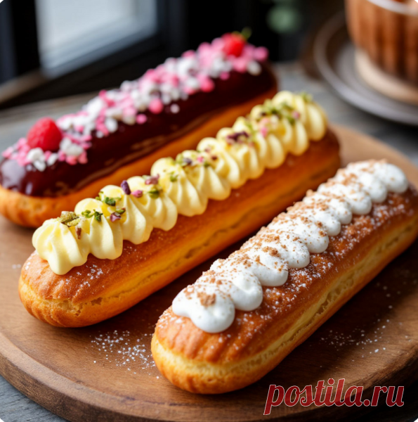 Эклеры, как из французской кондитерской - КУЛИНАРИЯ - ДОМ - Каталог Курсов и Тренингов - Персональный сайт