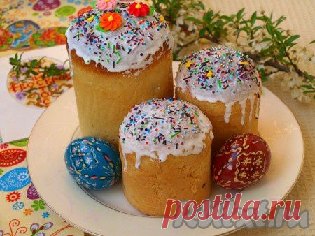 Вкусный пасхальный кулич
