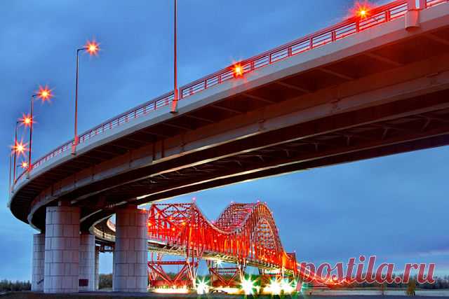 (14) Одноклассники. Мост по дороге Нягань-Ханты-Мансийск и далее...