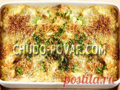 КАРТОФЕЛЬНАЯ ЗАПЕКАНКА С ГРИБАМИ. Рецепт картофельной запеканки с фото