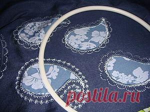 Пейсли без вышивалки или аппликация наоборот - Ярмарка Мастеров - ручная работа, handmade