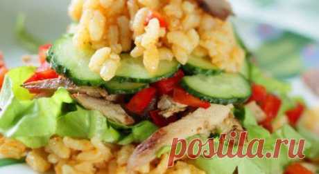 Салаты с рисом и мясом: 5 рецептов / Простые рецепты