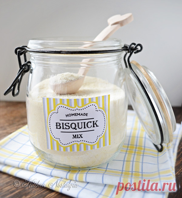 Homemade Bisquick Mix  |  Kitchen Nostalgia