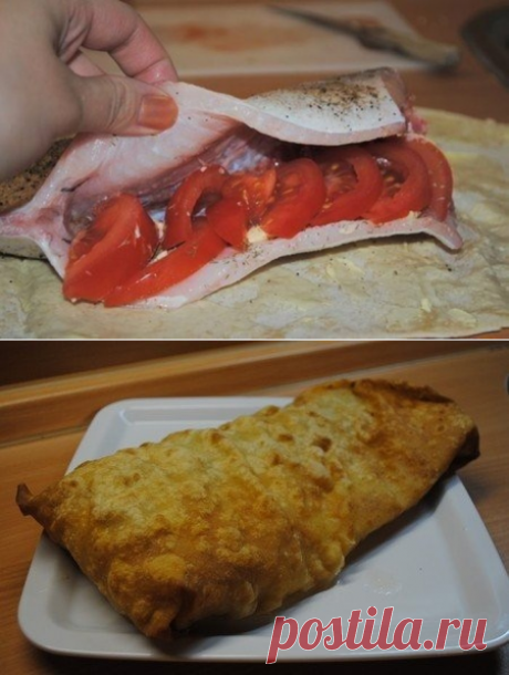 Сочная и ароматная рыба, запеченная в лаваше