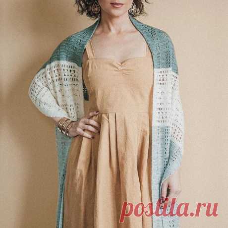 Палантин крючком