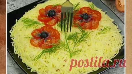 Салат  красные маки .  Еще один вкусный рецепт! (480p).mp4