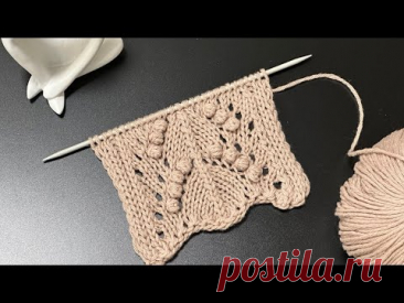🧶Simple Way to Knit a Bobble/ Вязание шишечки-узелка.
