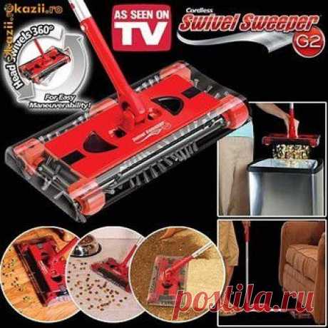 Электрощетка Swivel Sweeper G2 (Свивел Свипер Джи 2) - Товары TV Shop - Телемагазин - Каталог - Каталог товаров для дома — интернет-магазин «Комфорт-Плюс»