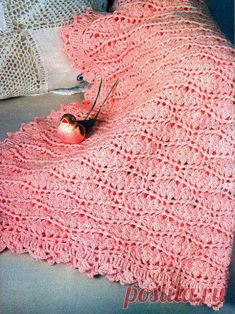 Плед крючком » Сайт &quot;Ручками&quot; - делаем вещи своими руками