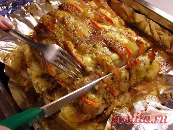 Свинина с ананасом и морковкой | Вкусный рецепт