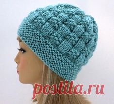 Hat Knitting Pattern Beanie Tam Cloche | Etsy