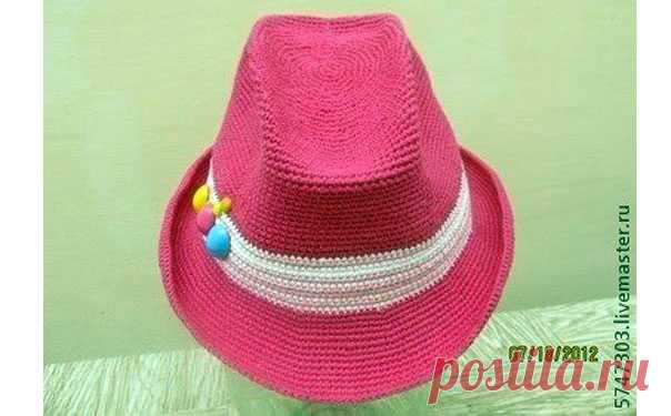Шляпа для ребенка Как связать шляпу для ребенка. Описание