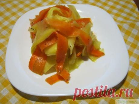 Закуска из кабачков с морковью - для любителей погорячее - Daily-menu.ru